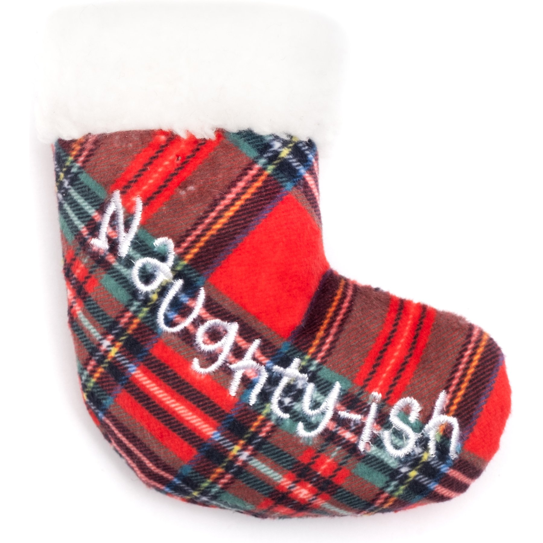 The Worthy Cat Christmas Stocking Cat Toy, Multicolored, One Size