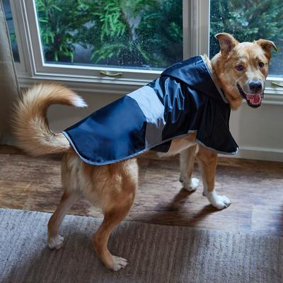 Show full view: Frisco Lightweight Rainy Days Dog Raincoat, Black, XXX-Large slide 7 of 10