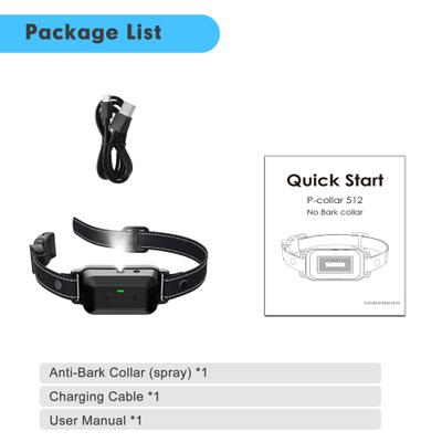 Show full view: PATPET Automatic Dog Bark Collar, Black, 1 count slide 8 of 9