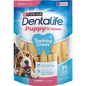 DentaLife Chicken Flavored Puppy Teething Dental Chews, 19 count