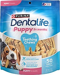 DentaLife Chicken Flavored Puppy Teething Dental Chews, 50 count