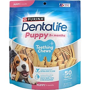 DentaLife Chicken Flavored Puppy Teething Dental Chews, 50 count