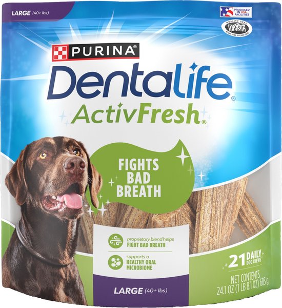 Dental Care Best Dog Treats For Breath DENTALIFE ActivFresh Daily