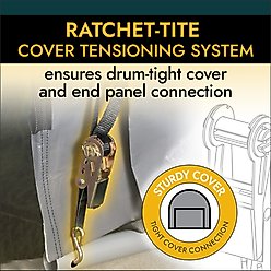 ShelterLogic Corral Shelter & Horse Shade, Green, 10 x 10-ft slide 2 of 9