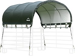 ShelterLogic Corral Shelter & Horse Shade, Green, 10 x 10-ft