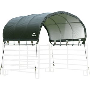 ShelterLogic Corral Shelter & Horse Shade, Green, 10 x 10-ft