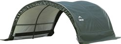 ShelterLogic Round Horse & Storage Shade Shelter Kit, Green, 8 x 10 x 5-ft slide 1 of 9