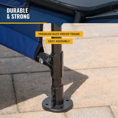 Show full view: ShelterLogic Outdoor Pet Shade, Blue, Blue, 4 x 4 x 3-ft slide 5 of 10