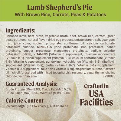 Show full view: Merrick Kitchen Comforts Lamb & Rice Wet Dog Food, 12.7-oz can, case of 12 slide 7 of 12