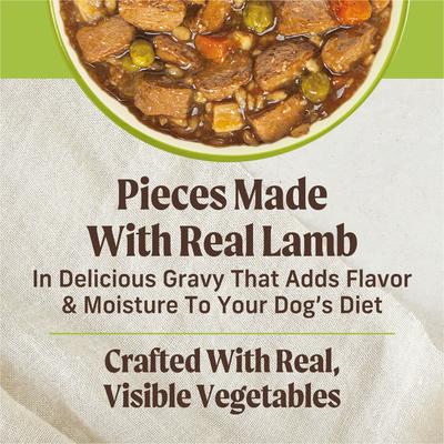 Show full view: Merrick Kitchen Comforts Lamb & Rice Wet Dog Food, 12.7-oz can, case of 12 slide 4 of 12