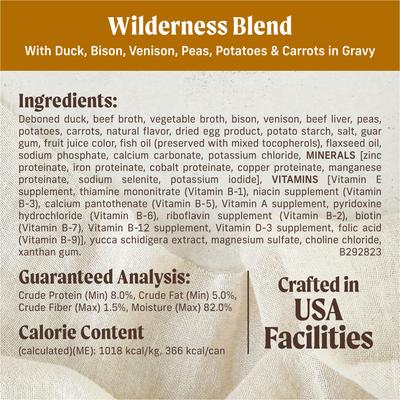 Merrick Grain-Free Wet Dog Food Wilderness Blend