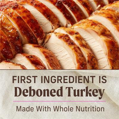 Show full view: Merrick Kitchen Comforts Healthy Grains Turkey Meatloaf with Brown Rice Wet Dog Food, 12.7-oz can, case of 12 slide 7 of 13