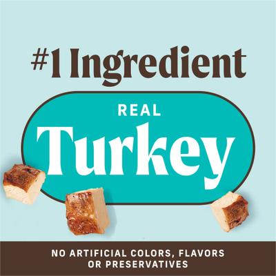 Show full view: Merrick Power Bites Turducken Recipe Grain-Free Soft & Chewy Dog Treats, 6-oz bag slide 5 of 13
