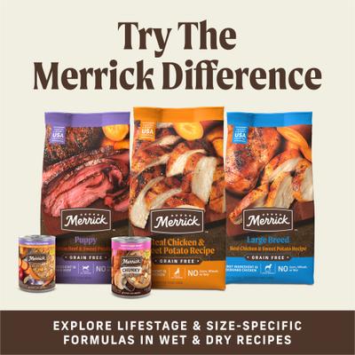 Show full view: Merrick Power Bites Real Salmon Recipe Grain-Free Soft & Chewy Dog Treats, 6-oz bag slide 9 of 13