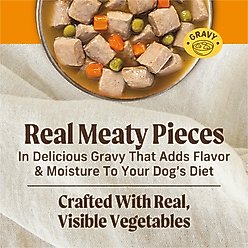 Merrick Chunky Grain-Free Wet Dog Food Colossal Chicken Dinner, 12.7-oz can, case of 12 slide 2 of 9