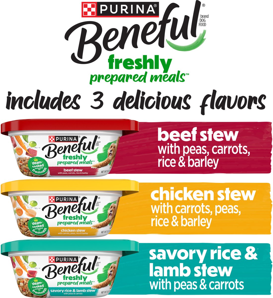 Purina Beneful Freshly Prepared Meals Variety Pack Wet Dog Food