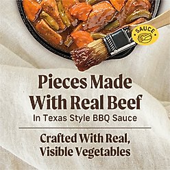 Merrick Grain-Free Wet Dog Food Slow-Cooked BBQ Texas Style with Braised Beef, 12.7-oz can, case of 12 slide 2 of 9