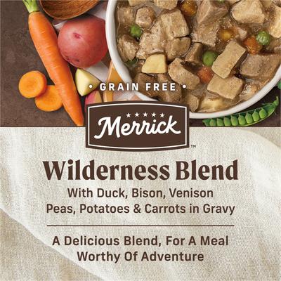 Merrick Grain-Free Wet Dog Food Wilderness Blend