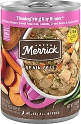 Merrick Grain-Free Wet Dog Food Thanksgiving Day Dinner, 12.7-oz can, case of 12
