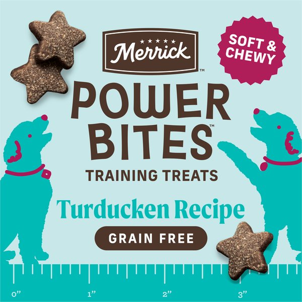 Merrick Kitchen Bites Turducken Grain-Free Biscuits Dog Treats