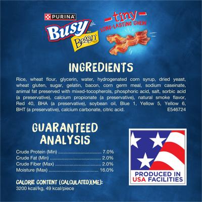 Show full view: Busy Bone with Beggin' Twist'd! Tiny Dog Treats, 10 count slide 8 of 14