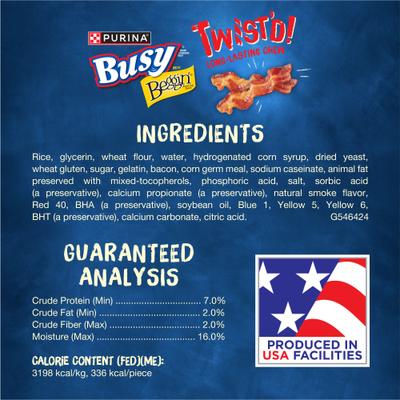 Show full view: Busy Bone with Beggin' Twist'd! Long-Lasting Small/Medium Dog Treats, 10 count slide 8 of 14