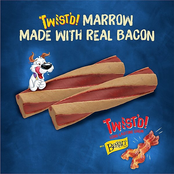 Show full view: Busy Bone with Beggin' Twist'd! Long-Lasting Small/Medium Dog Treats, 2 count slide 4 of 14