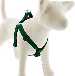 LupinePet Basic Solid Step In Dog Harness, Green, Medium: 19 to 28-in chest, 1-in wide