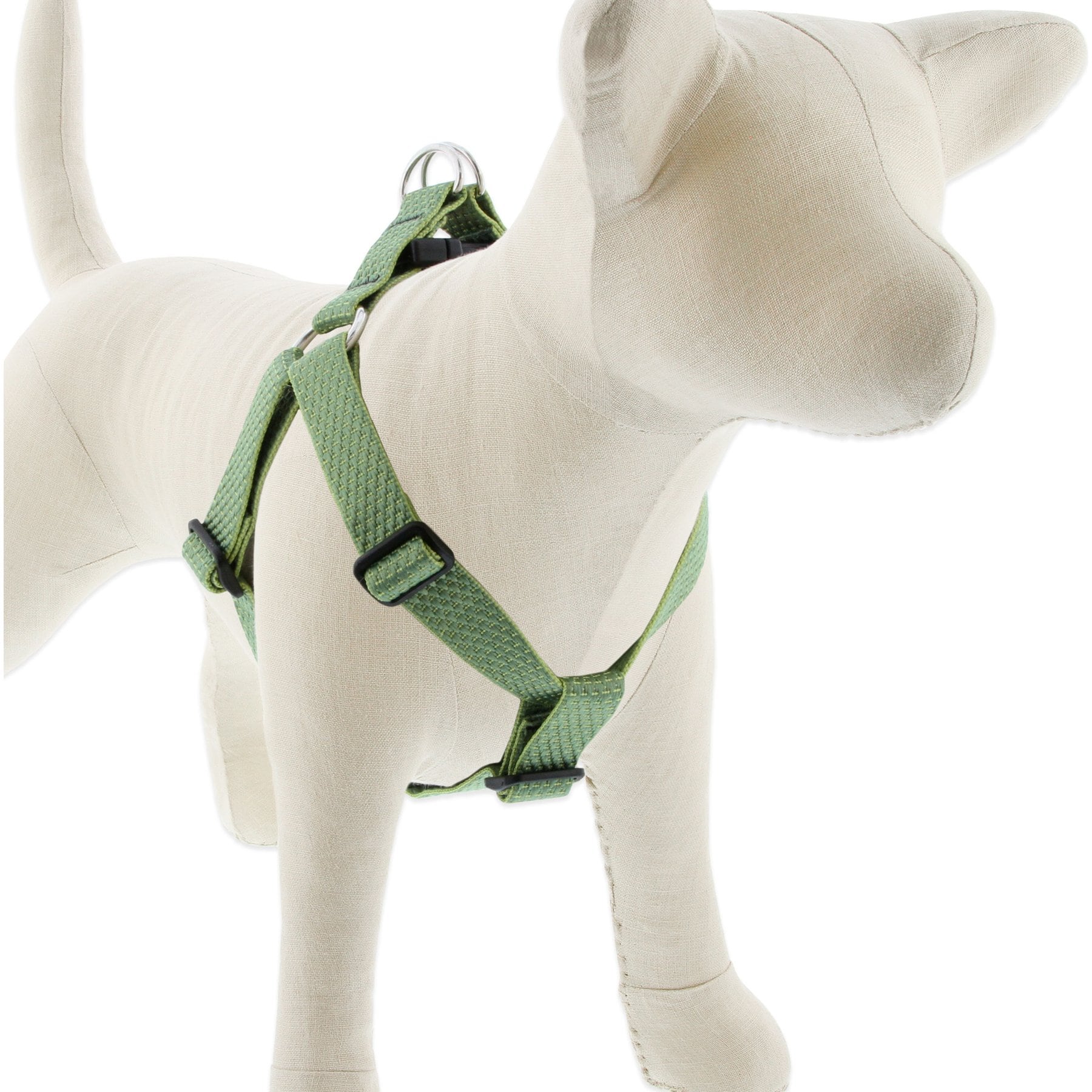 LupinePet ECO Recycled Step In Dog Harness, Moss, Large: 24 to 38-in chest, 1-in wide