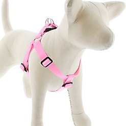 LupinePet Basic Solid Step In Dog Harness, Pink, Large: 24 to 38-in chest, 1-in wide