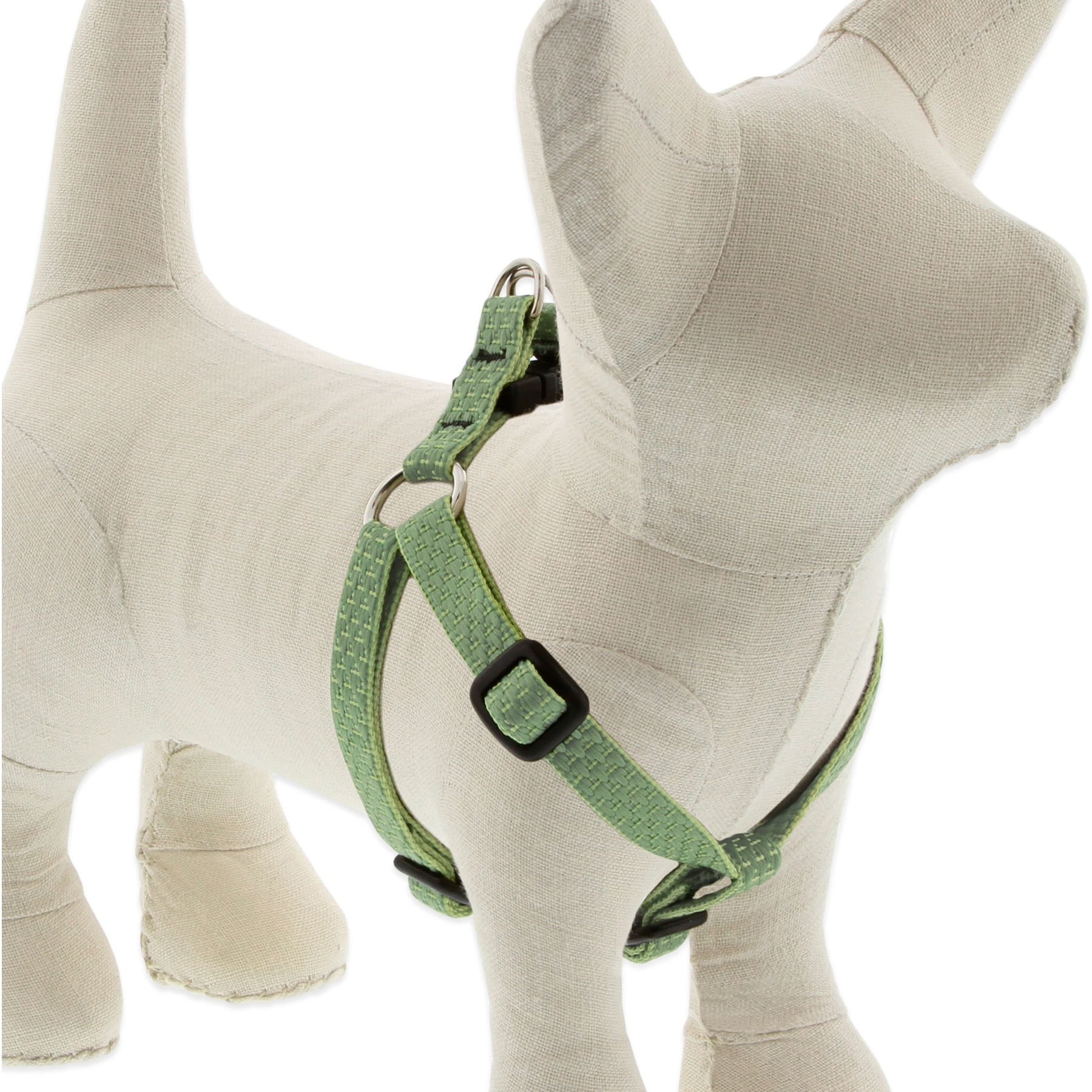LupinePet ECO Recycled Step In Dog Harness, Moss, Small: 12 to 18-in chest, 1/2-in wide
