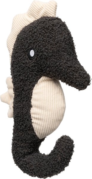 Show full view: FuzzYard Life Seahorse Squeaky Plush Dog Toy, Slate Grey slide 2 of 2