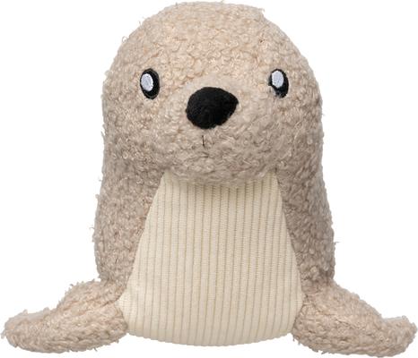 Show full view: FuzzYard Life Seal Squeaky Plush Dog Toy, Sandstone slide 2 of 2