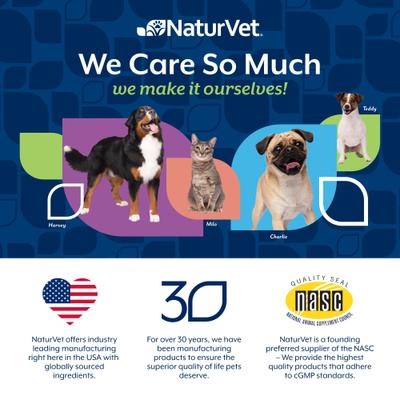 Show full view: NaturVet Quiet Moments Calming Bacon & Chicken Flavored Soft Chew Supplement, 70 count slide 10 of 13