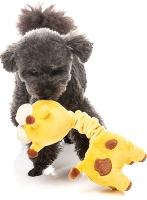 Show full view: FuzzYard Neckholas The Giraffe Squeaky Plush Dog Toy slide 6 of 6