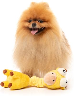 Show full view: FuzzYard Neckholas The Giraffe Squeaky Plush Dog Toy slide 4 of 6