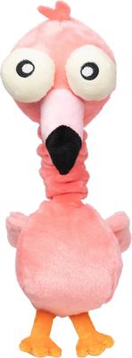 Show full view: FuzzYard Neckole The Flamingo Squeaky Plush Dog Toy slide 2 of 5