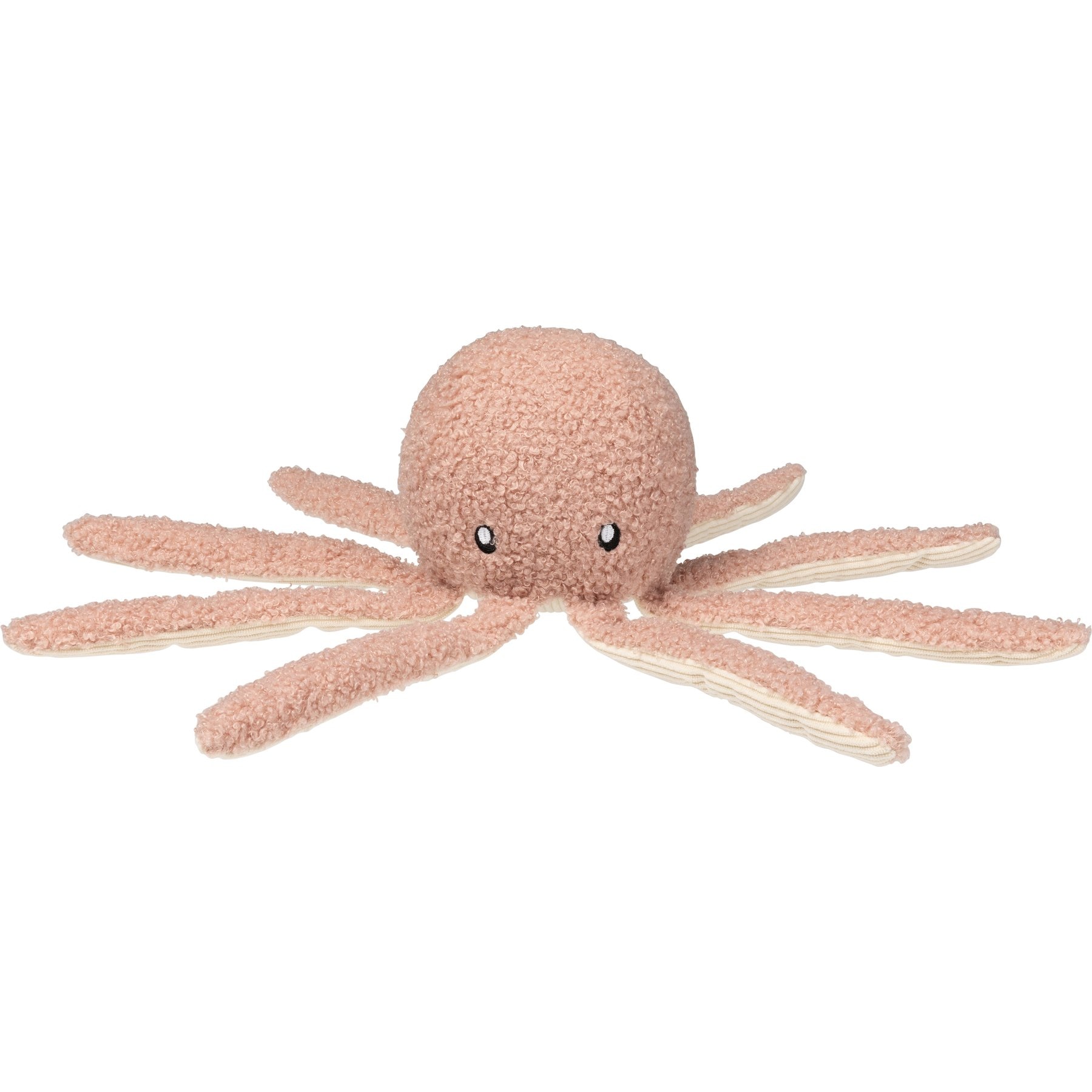 FuzzYard Life Octopus Squeaky Plush Dog Toy, Soft Blush