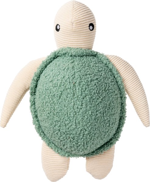 Show full view: FuzzYard Life Turtle Squeaky Plush Dog Toy, Myrtle Green slide 2 of 2