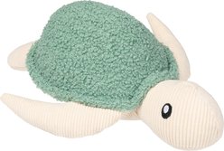 FuzzYard Life Turtle Squeaky Plush Dog Toy, Myrtle Green