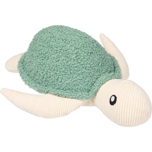 FuzzYard Life Turtle Squeaky Plush Dog Toy, Myrtle Green