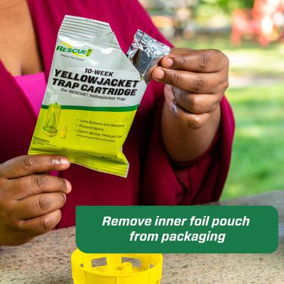 Show full view: Rescue! 10-Week Yellowjacket Trap Cartridge slide 4 of 8