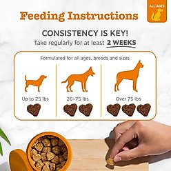 Zesty Paws Probiotic Bites Pumpkin Flavored Soft Chews Gut Flora & Digestive Supplement for Dogs, 10 count slide 2 of 9