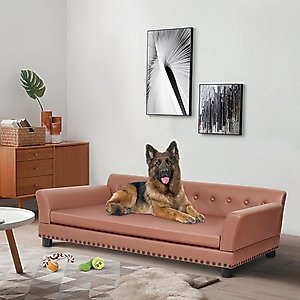 Wisfor Furniture-Style Sofa Dog Bed with Removable Cover