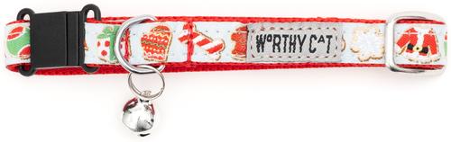 Show full view: The Worthy Dog Christmas Cookies for Santa Paws Cat Collar, One Size slide 3 of 4