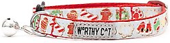 The Worthy Dog Cookies for Santa Paws Cat Collar, One Size