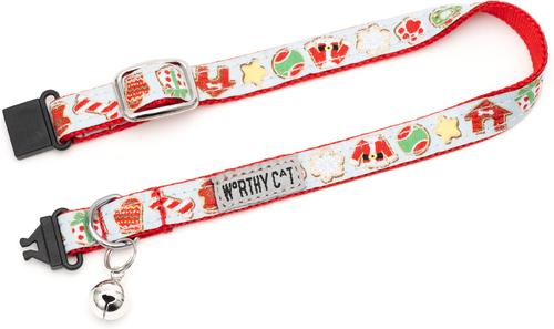 Show full view: The Worthy Dog Christmas Cookies for Santa Paws Cat Collar, One Size slide 4 of 4