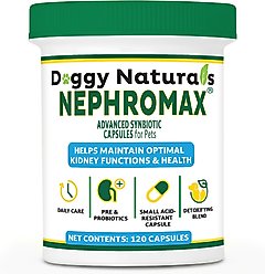 NephroMax Synbiotic Capsules Kidney Support Supplement for Dogs & Cats, 120 count