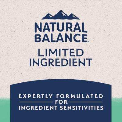Show full view: Natural Balance L.I.D. Limited Ingredient Diets Grain-Free Chicken & Sweet Potato Formula Dry Dog Food, 24-lb bag + Natural Balance L.I.T. Limited Ingredient Grain-Free Treats Sweet Potato & Chicken Formula Dog Treats, Regular, 14-oz bag slide 4 of 9