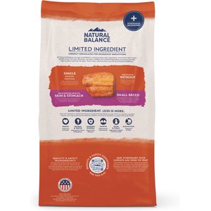 Natural Balance Limited Ingredient Grain-Free Salmon & Sweet Potato Small Breed Bites Recipe Dry Dog Food, 12-lb bag